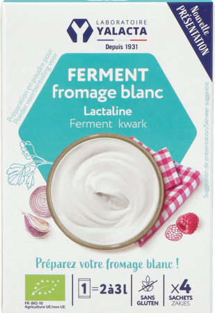 Yalacta Ferment Kwark Lactaline Bio 4x4g 1