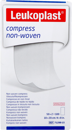Leukoplast Compress N/woven St. 10cmx20cm 50x2 2