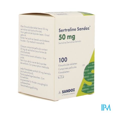 Sertraline Sandoz Comp 100 X 50mg Imv