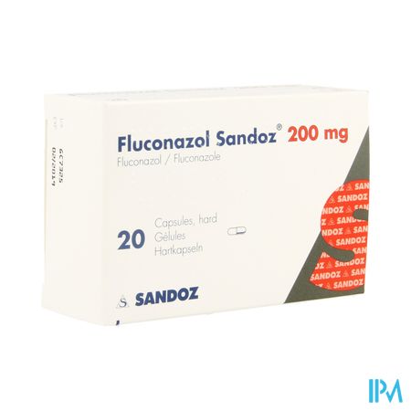 Fluconazole Sandoz 200mg Pi Pharma Caps 20 Pip