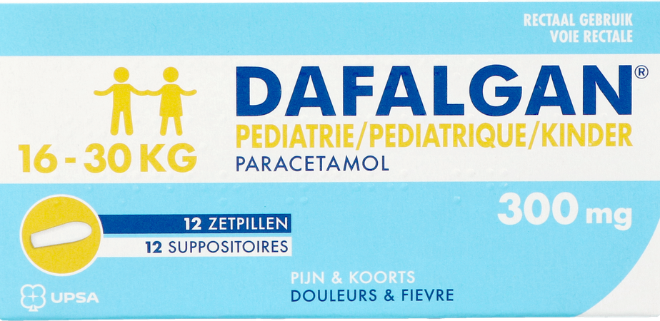 Dafalgan Pediatrique 300mg Suppo 12 1