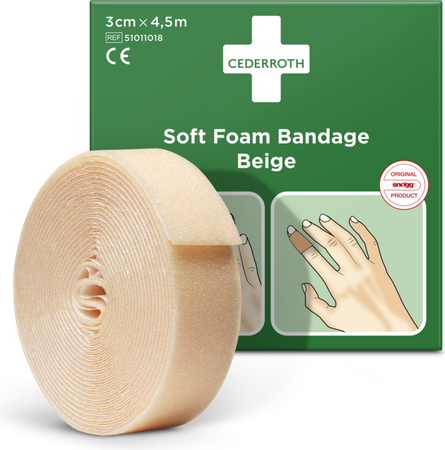 Cederroth Soft Foam Bruin 3cmx4,5m 51011018 2