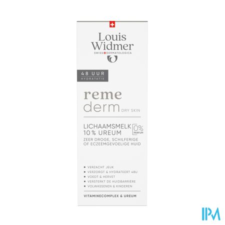 Widmer Remederm Lichaamsmelk 10%urea N/parf 200ml