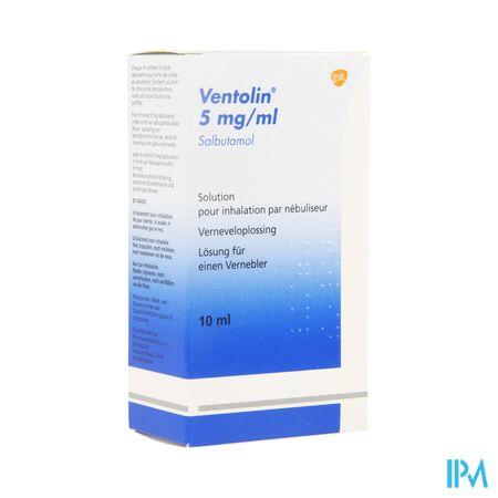 Ventolin Sol Neb 1 X 10ml 0,5%