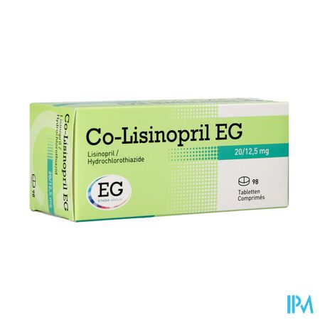 Co Lisinopril EG 20/12,5 Mg Tabl 98