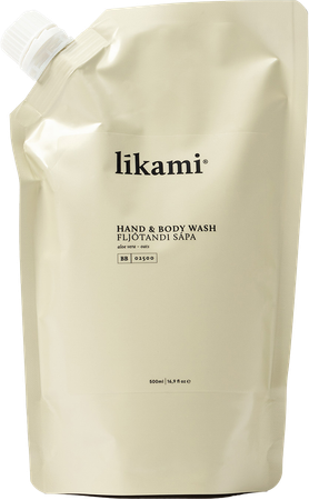 Likami Hand&body Wash Aloe Vera Oats Refill 500ml 1