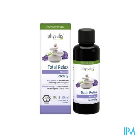 Physalis Massage Oil Total Relax 100ml Nf 1