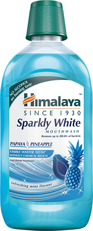 Himalaya Sparkly White Mouthwash 450ml 1