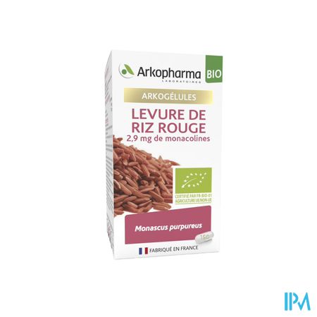 Arkogelules Levure Riz Rouge Bio Caps 150 Nf 6