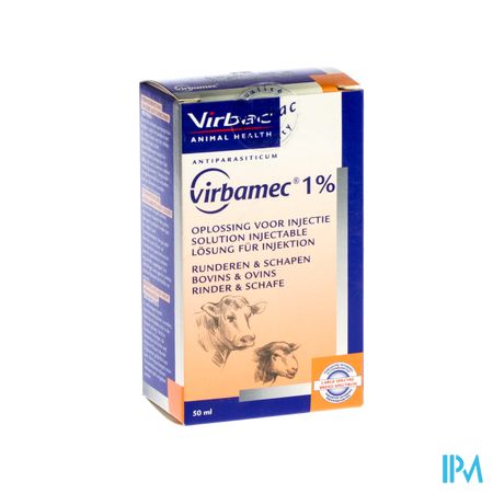 Virbam 1% Oplossing Injecteerbaar 50ml