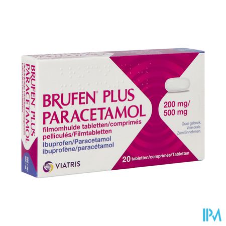 Brufen Plus Paracetamol 200mg/500mg Filmomh Tabl20