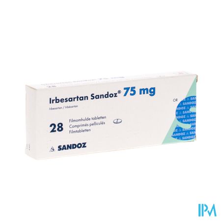 Irbesartan Sandoz 75mg Comp Pell 28 X 75mg