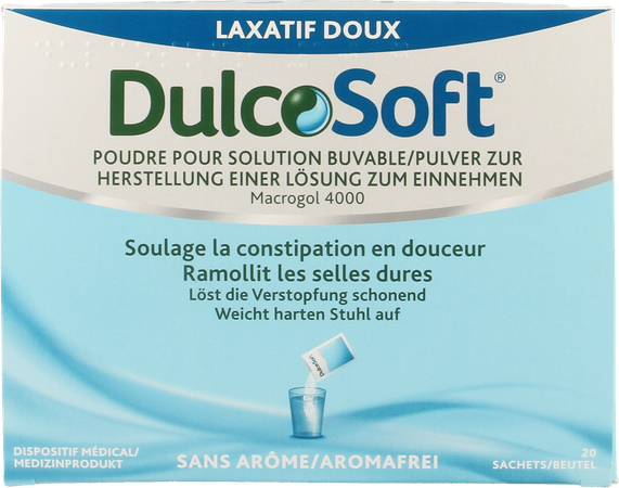 Dulcosoft Pdr Zakje 20x10g 5