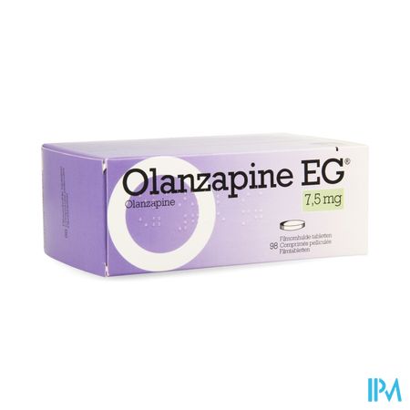 Olanzapine Eg Filmomh Tabl 98 X 7,5mg Pip