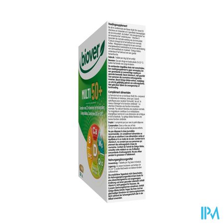 Biover Multivitamine 50+ Tabl 30 3