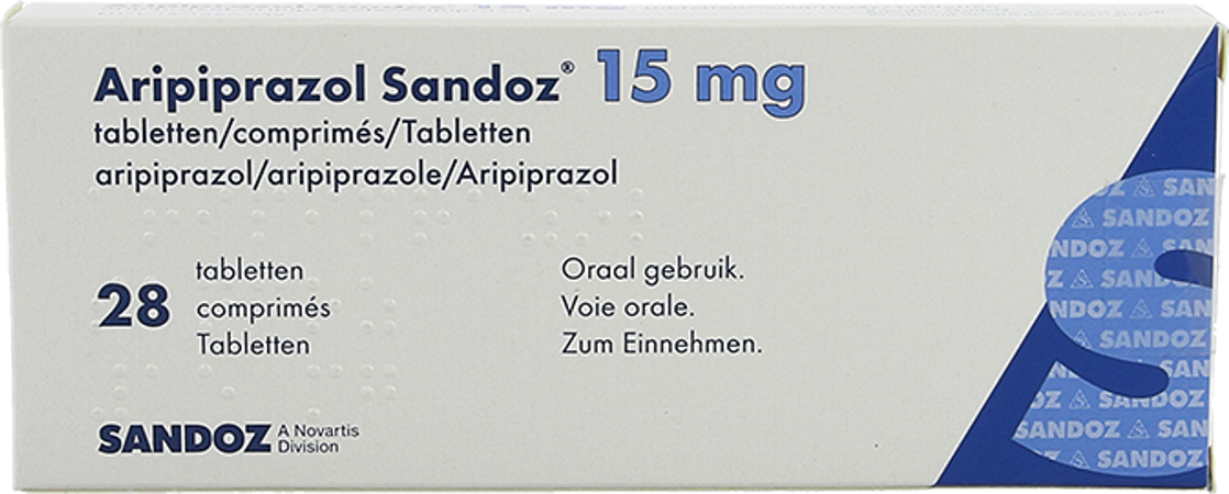 Aripiprazol Sandoz 15mg Comp 28 X 15mg 3