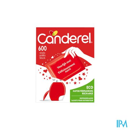 Canderel Navulpak Voor Dispenser Maxi Tabl 500+100