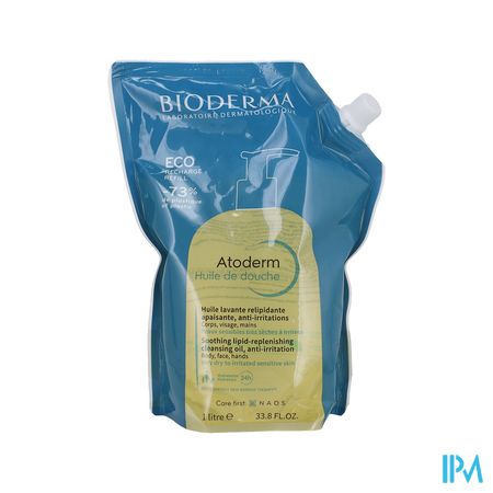 Bioderma Atoderm Huile Douche Ecorecharge 1l