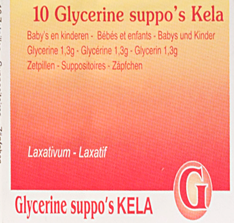 Glycerine Kela Pharma Baby - Inf Supp 10 3