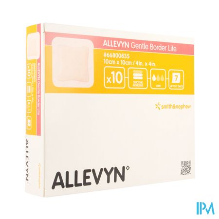 Allevyn Gentle Border Lite 10,0x10,0cm 10 66800835