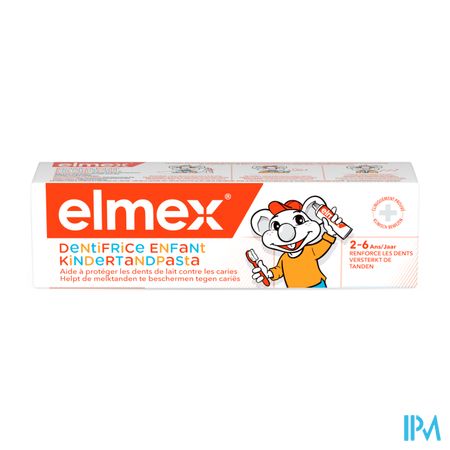 Elmex Dentifrice Enfant 2-6a 50ml