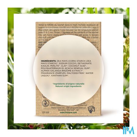 Klorane Capil. Masque Pdr Traitant Galanga 8x3g 12