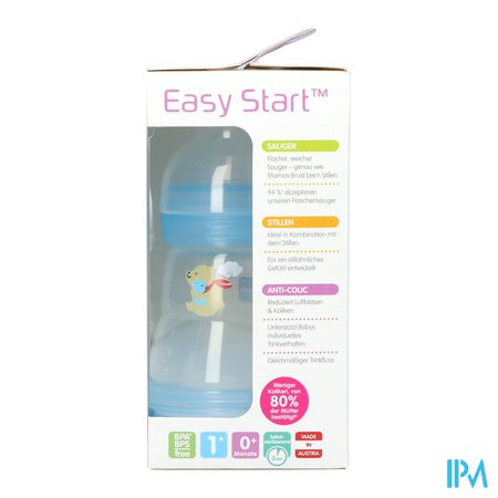 Mam Zuigfles Easy Start A/colic Jongen 160ml 3