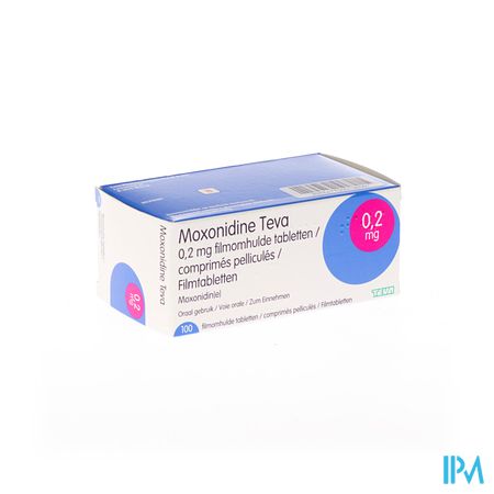 Moxonidine Teva Comp 100 X 0,2mg