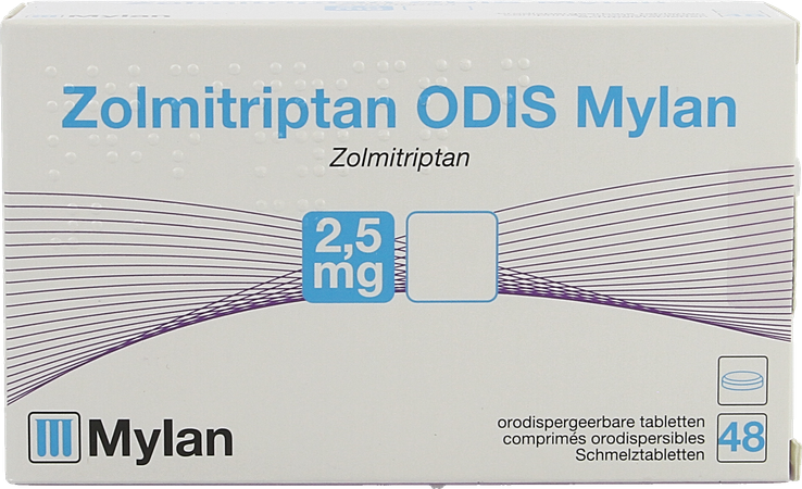 Zolmitriptan Odis Viatris 2,5mg Comp Orodisp. 48 1