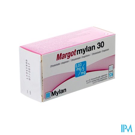 Margotviatris 0,03mg/3mg Filmomh Tabl 126