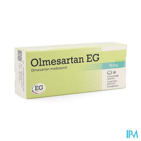 Olmesartan EG 10Mg Filmomh Tabl  28 X 10Mg