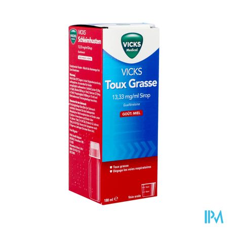 Vicks Toux Grasse Sirop 180ml