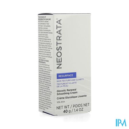 Neostrata Creme Glycolique Lissante Tube 40g