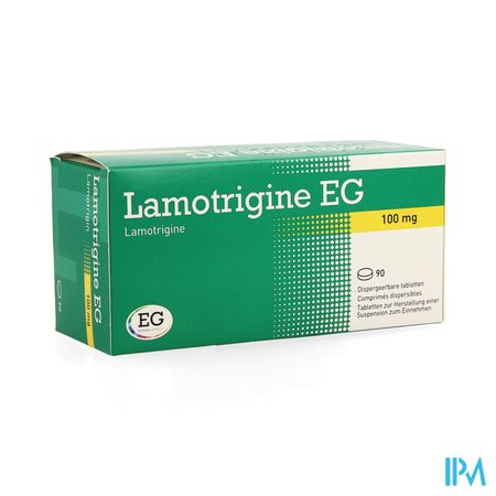 Lamotrigine EG 100Mg Tabl Disp 90X100Mg