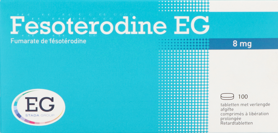Fesoterodine EG 8Mg Liberation Prolongee Comp 100 1
