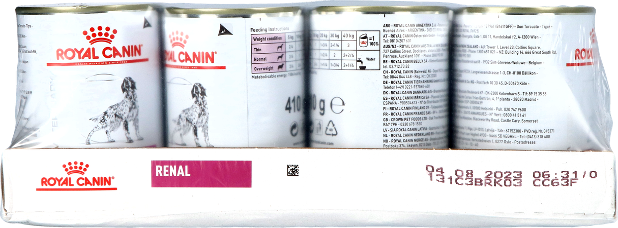 Royal Canin Dog Renal Wet 12x410g 1