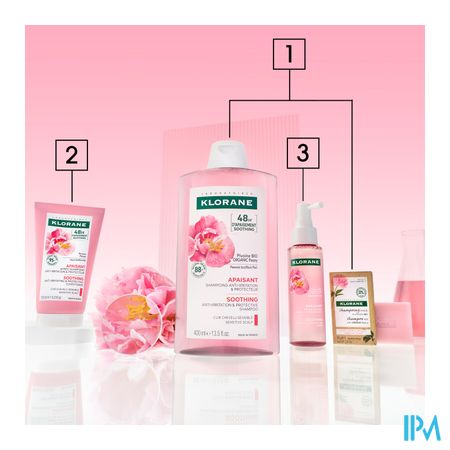 Klorane Capil. Sh Bio Pioenroos 200ml 9