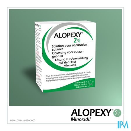 Alopexy 2 % Liquid Fl Pipet/spray 3x60ml 1