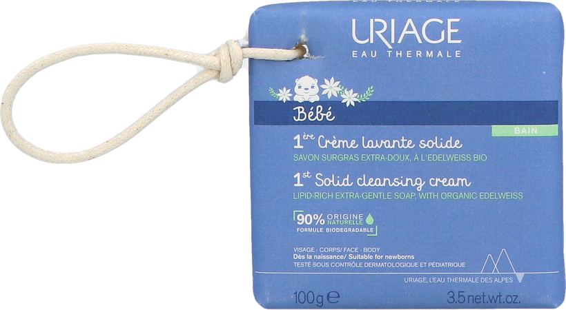 Uriage Bb 1ere Creme Lavante Solide 100g 1