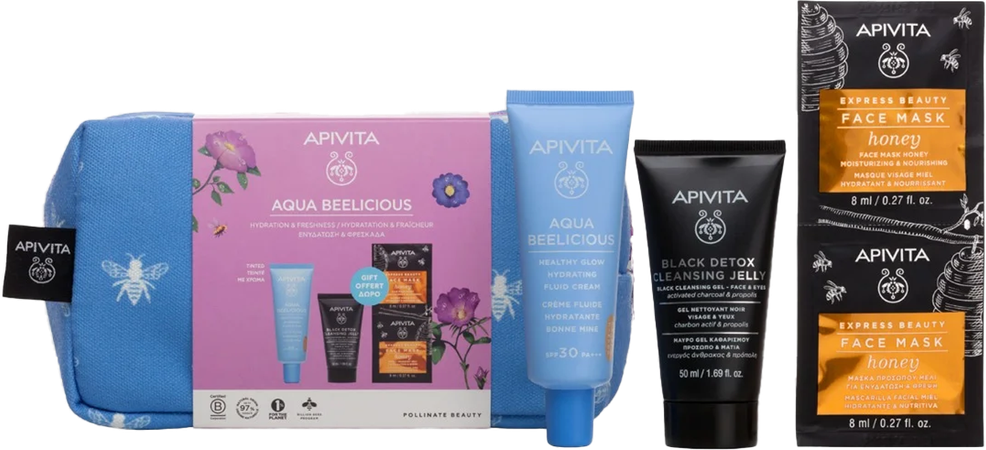 Apivita Hydra&freshn.aqua Beel.healthy Glow 3prod. 1