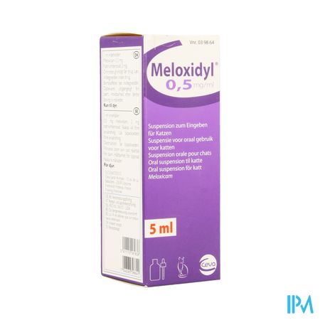 Meloxidyl 0,5mg/ml Orale Susp Kat Fl 1x5ml