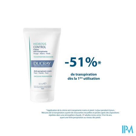 Ducray Hidrosis Control Creme 50ml Nf 6