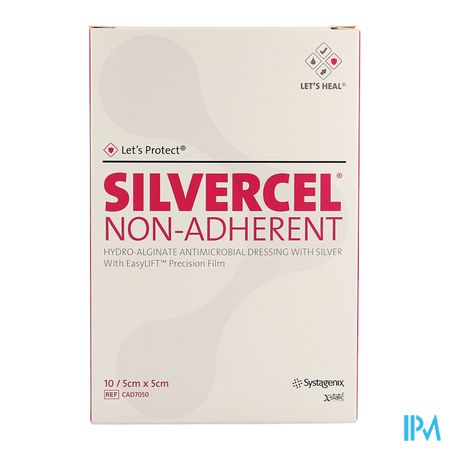 Silvercel Na Pans Hydroalginate 5x5cm 10 Cad7050 3