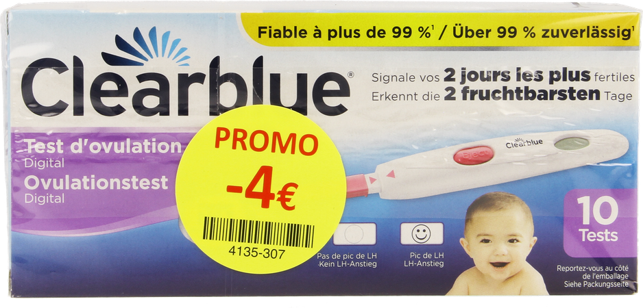 Clearblue Test Ovulation Digital 10 Promo -4€ 2
