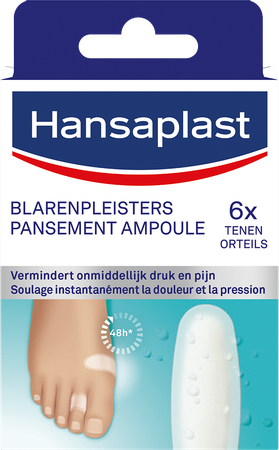 Hansaplast Sos Blaarpleister Klein Strip 6 2