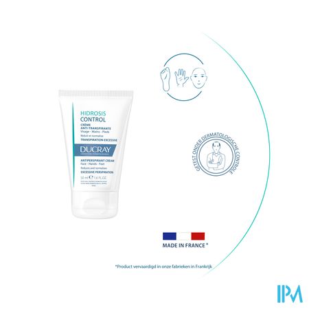 Ducray Hidrosis Control Creme 50ml Nf 8