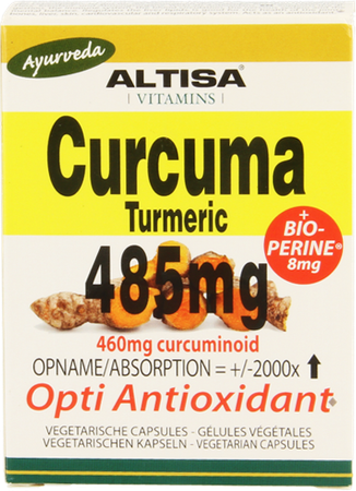 Altisa Curcuma Extr. 485mg + Piperine V-caps 50 1