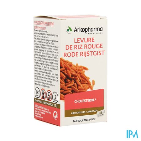 Arkogelules Levure De Riz Rouge 45