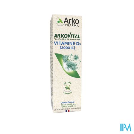 Arkovital Plantaardige Vit D3 & E Fl 15ml 10