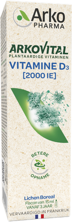 Arkovital Plantaardige Vit D3 & E Fl 15ml 10